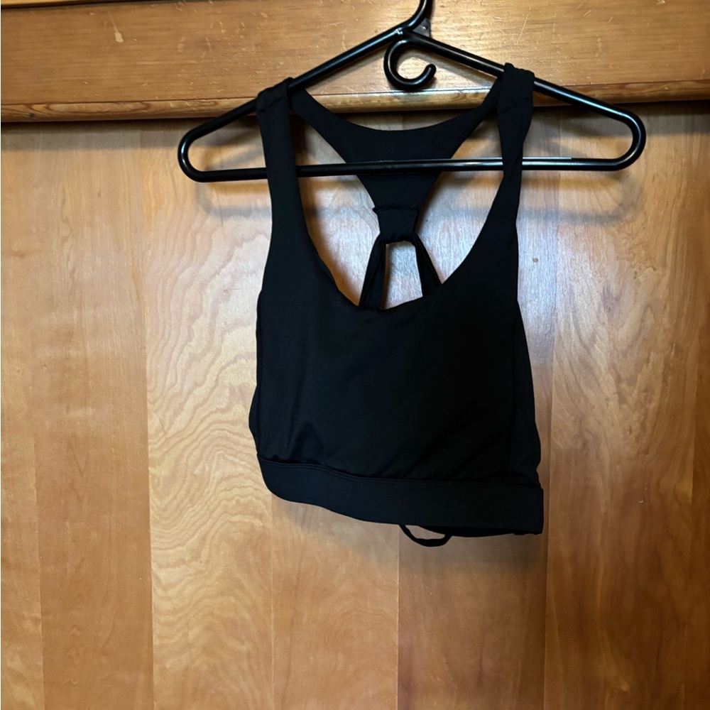 Black Women's Sports Bra